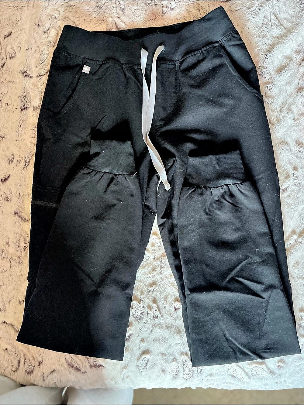 FIGS Zamora Jogger Scrub Pants Black XXS/T